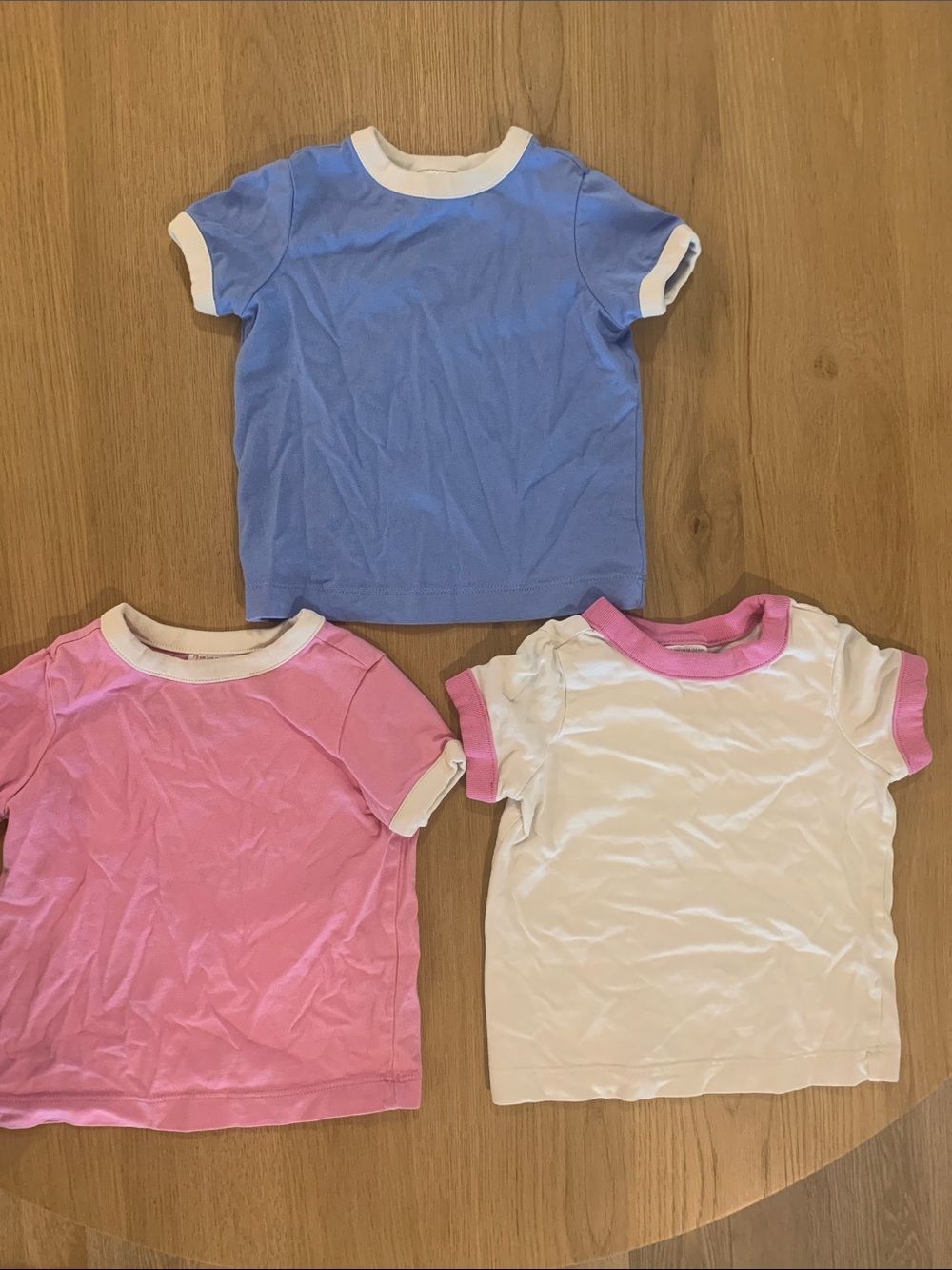 Hanna Andersson 3 T-shirts 12 to 18 mo *100% cotton* Oeko Tex